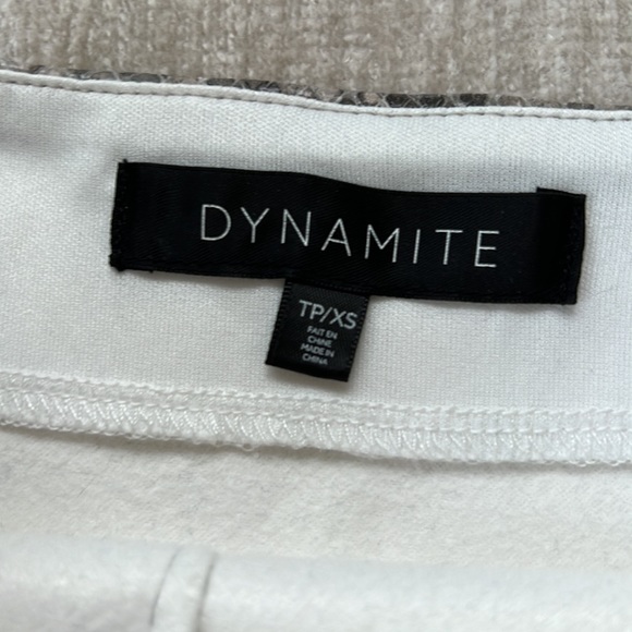 Dynamite Snake Leather Skirt - Picture 4 of 4